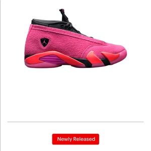 Air Jordan Retro 14 Low “ Shocking Pink “ Wmns size 6.5